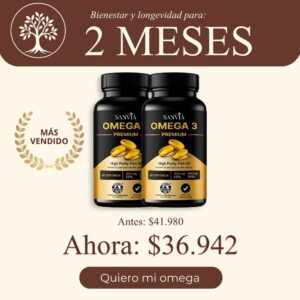 2 frasco de Omega 3 Premium (60 Días).